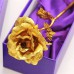 24k Gold Foil Rose Flower 10inch